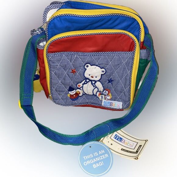 NWT McDonalds Vintage RARE McBaby Bear Insulated Small Crossbody Diaper Bag - Picture 1 of 8